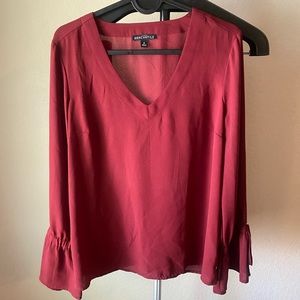 JCrew Maroon Blouse - Like New